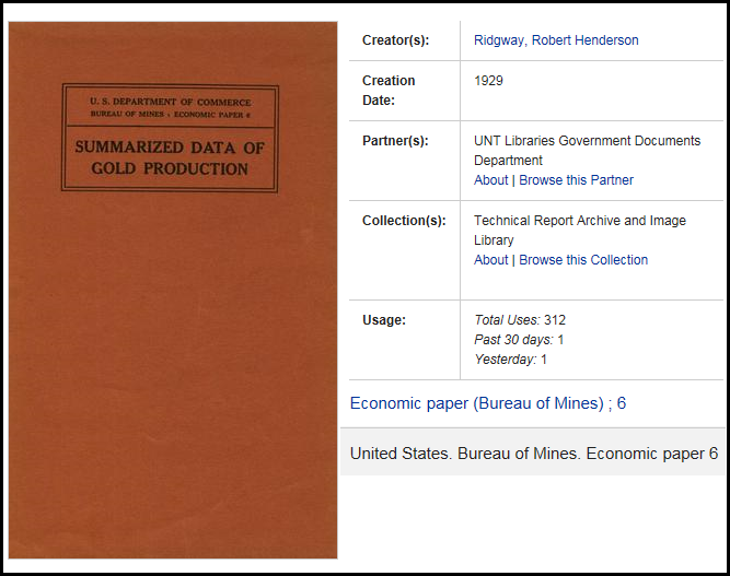 Summarized-Data-of-Gold-Production